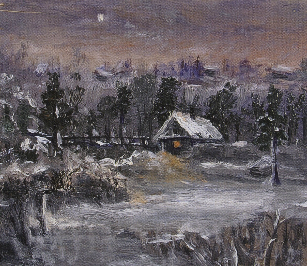 Тамара Захарова. Зимний пейзаж. 2006.